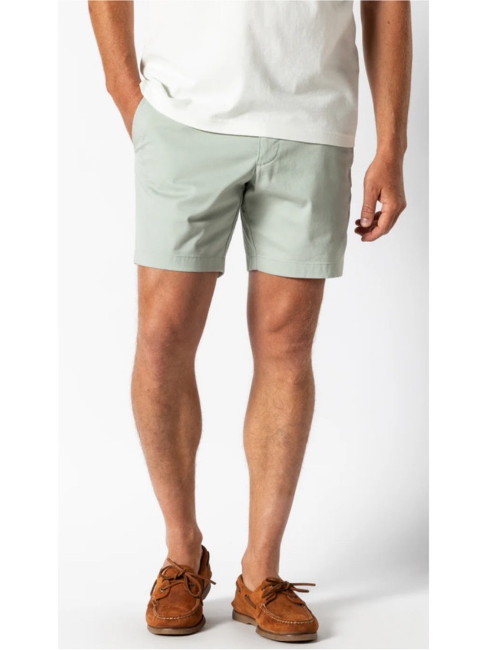 Duck Head  7" Gold School Chino Short Size 38” Shadow Green NWT Reg $88